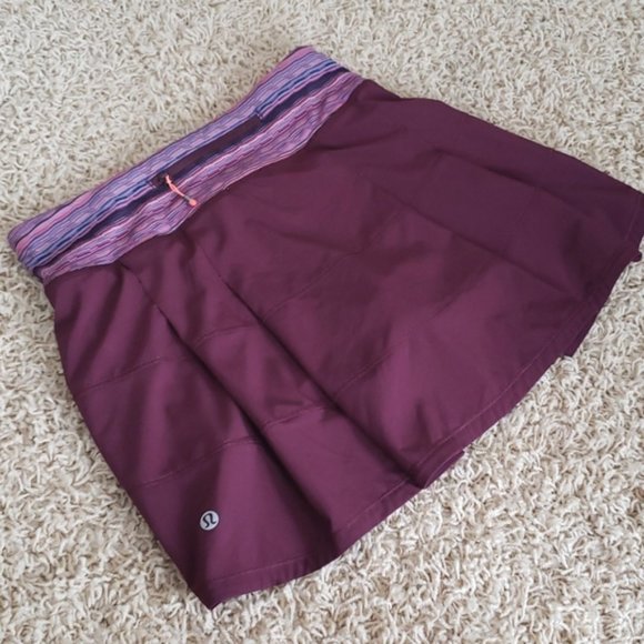 Lululemon Pace Rival Skirt Skort Size 4 Tall - Picture 2 of 7